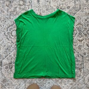 a new day Bright Green Women's Short Sleeve Top